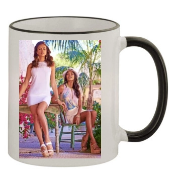 Irina Shayk 11oz Colored Rim & Handle Mug