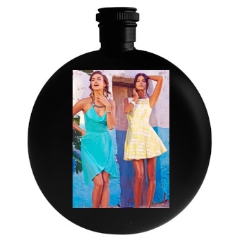 Irina Shayk Round Flask