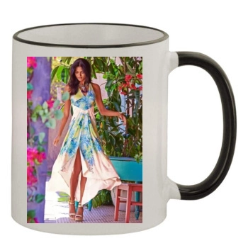 Irina Shayk 11oz Colored Rim & Handle Mug