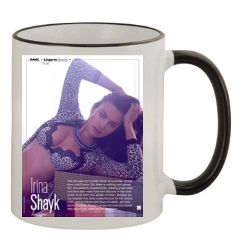 Irina Shayk 11oz Colored Rim & Handle Mug