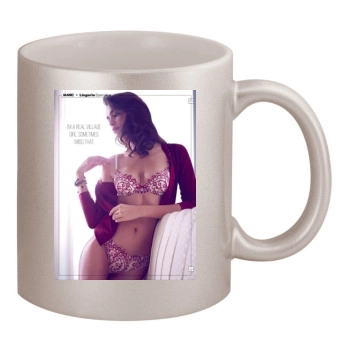 Irina Shayk 11oz Metallic Silver Mug