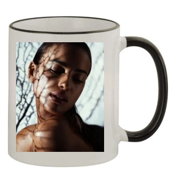 Irina Shayk 11oz Colored Rim & Handle Mug