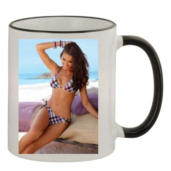 Irina Shayk 11oz Colored Rim & Handle Mug