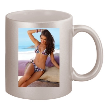 Irina Shayk 11oz Metallic Silver Mug