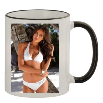 Irina Shayk 11oz Colored Rim & Handle Mug