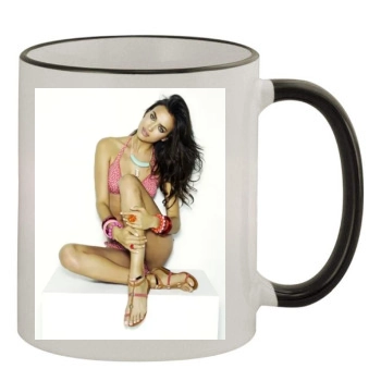 Irina Shayk 11oz Colored Rim & Handle Mug