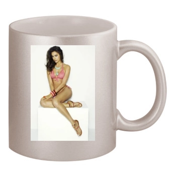 Irina Shayk 11oz Metallic Silver Mug