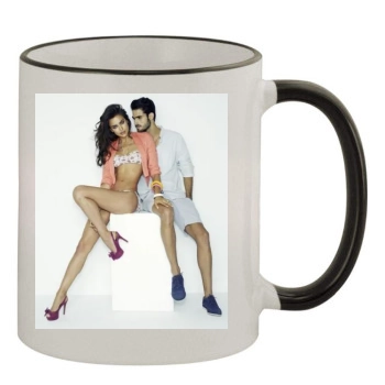 Irina Shayk 11oz Colored Rim & Handle Mug