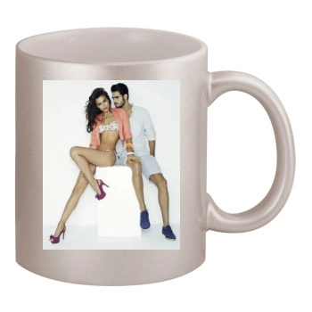 Irina Shayk 11oz Metallic Silver Mug