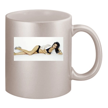 Irina Shayk 11oz Metallic Silver Mug