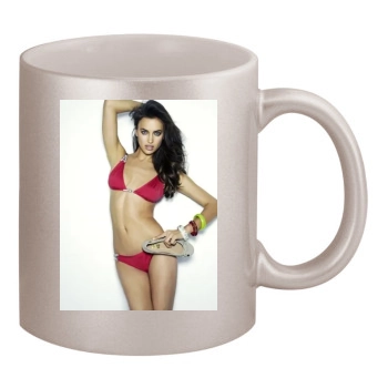 Irina Shayk 11oz Metallic Silver Mug