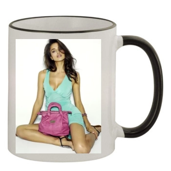 Irina Shayk 11oz Colored Rim & Handle Mug