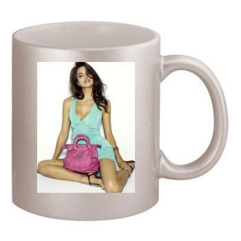 Irina Shayk 11oz Metallic Silver Mug