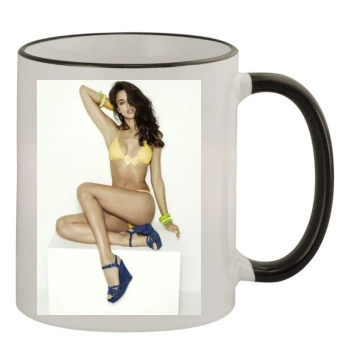 Irina Shayk 11oz Colored Rim & Handle Mug