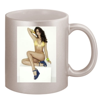 Irina Shayk 11oz Metallic Silver Mug