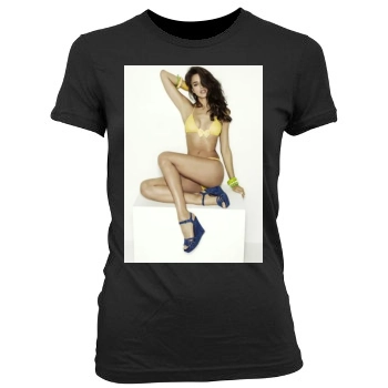 Irina Shayk Women's Junior Cut Crewneck T-Shirt