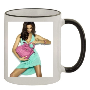 Irina Shayk 11oz Colored Rim & Handle Mug