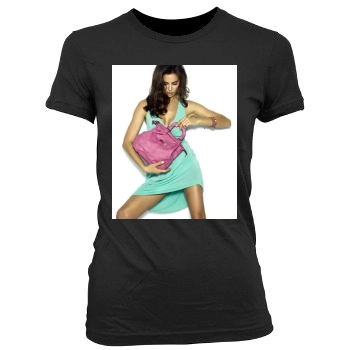 Irina Shayk Women's Junior Cut Crewneck T-Shirt