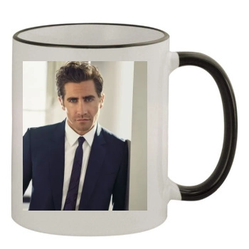 Jake Gyllenhaal 11oz Colored Rim & Handle Mug