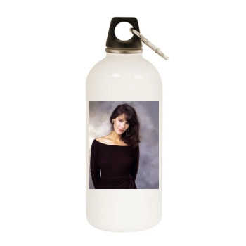 Jamie Lee Curtis White Water Bottle With Carabiner