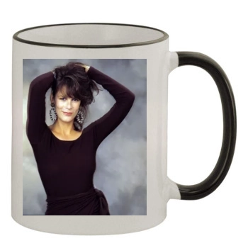 Jamie Lee Curtis 11oz Colored Rim & Handle Mug