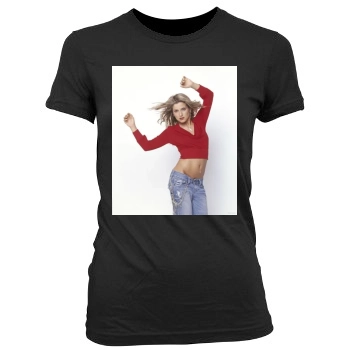 Jeanette Biedermann Women's Junior Cut Crewneck T-Shirt