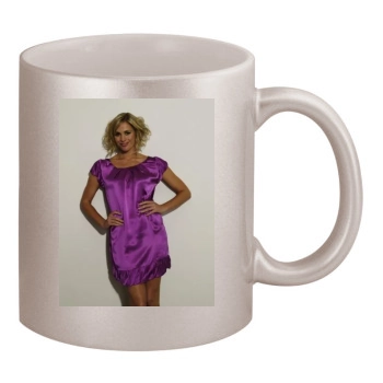 Jenni Falconer 11oz Metallic Silver Mug