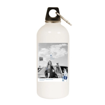 Jennifer Aniston White Water Bottle With Carabiner