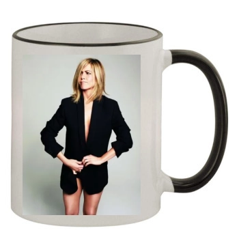 Jennifer Aniston 11oz Colored Rim & Handle Mug