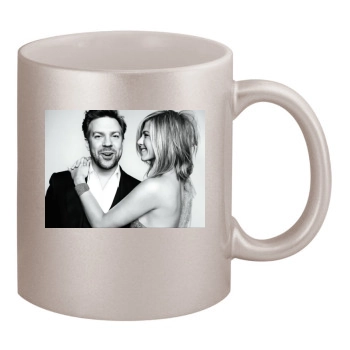 Jennifer Aniston 11oz Metallic Silver Mug