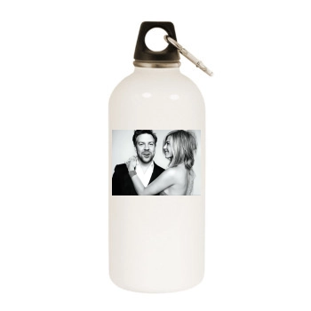 Jennifer Aniston White Water Bottle With Carabiner