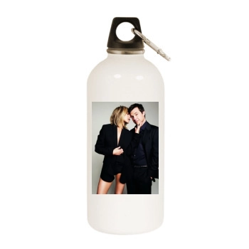 Jennifer Aniston White Water Bottle With Carabiner