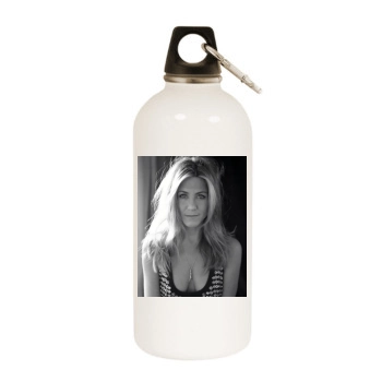 Jennifer Aniston White Water Bottle With Carabiner