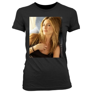 Jennifer Aniston Women's Junior Cut Crewneck T-Shirt