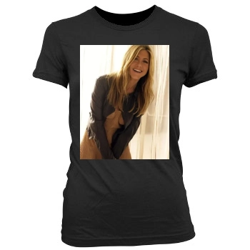 Jennifer Aniston Women's Junior Cut Crewneck T-Shirt