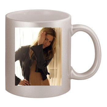 Jennifer Aniston 11oz Metallic Silver Mug