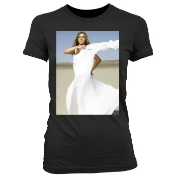 Jennifer Aniston Women's Junior Cut Crewneck T-Shirt