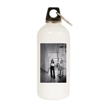 Jennifer Connelly White Water Bottle With Carabiner