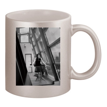 Jennifer Connelly 11oz Metallic Silver Mug