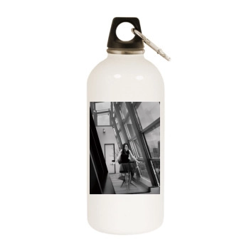 Jennifer Connelly White Water Bottle With Carabiner