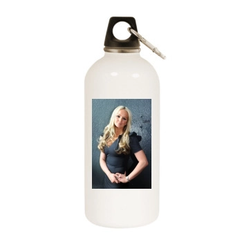 Jennifer Connelly White Water Bottle With Carabiner