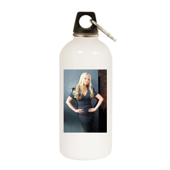 Jennifer Ellison White Water Bottle With Carabiner