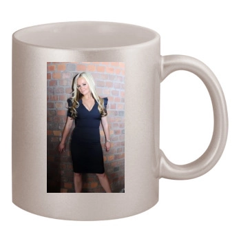 Jennifer Ellison 11oz Metallic Silver Mug