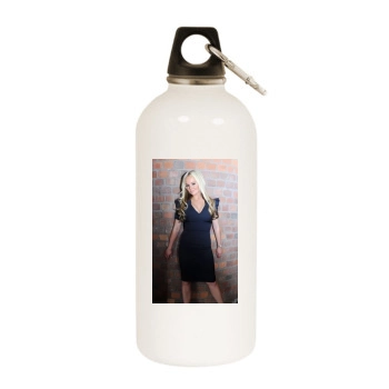 Jennifer Ellison White Water Bottle With Carabiner