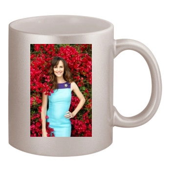 Jennifer Garner 11oz Metallic Silver Mug