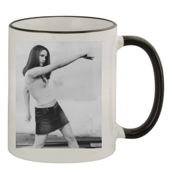 Jennifer Garner 11oz Colored Rim & Handle Mug