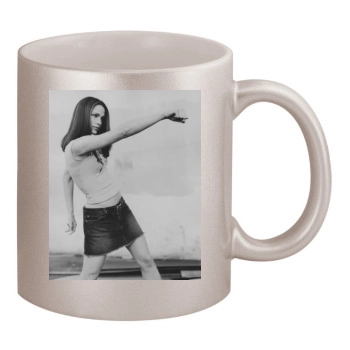 Jennifer Garner 11oz Metallic Silver Mug