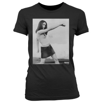 Jennifer Garner Women's Junior Cut Crewneck T-Shirt