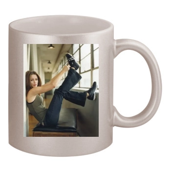 Jennifer Garner 11oz Metallic Silver Mug