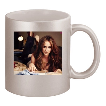 Jennifer Love Hewitt 11oz Metallic Silver Mug